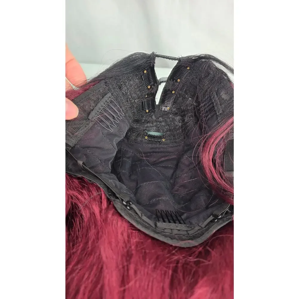 Curly V Part Wig 18